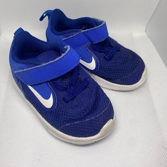 NIKE Downshifter Revolution Baby/Toddler Shoes AR4137-400 Royal Blue Size 5C - Picture 1 of 7